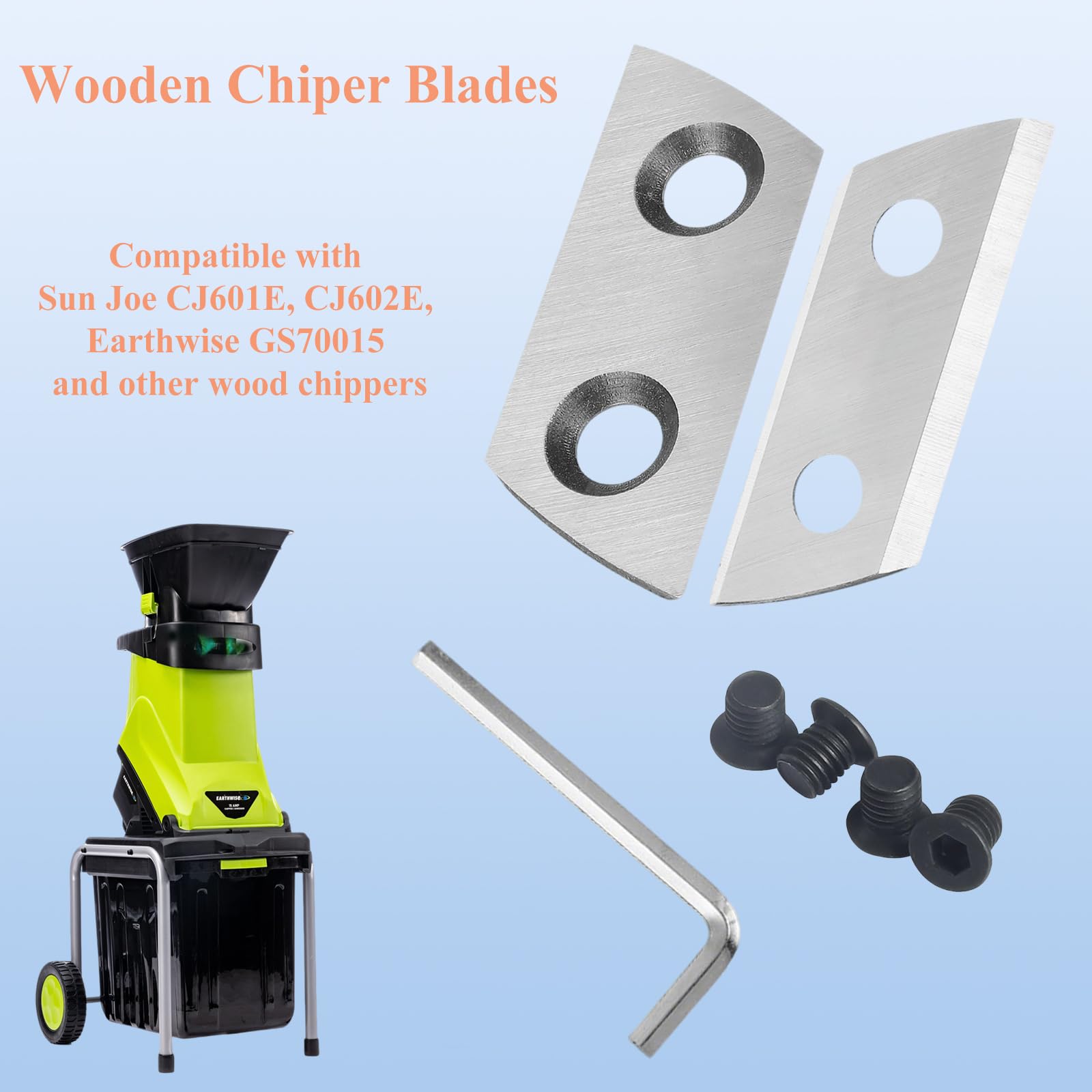 Glycife blade pack for Sun Joe CJ602E offering durable double-sided performance.