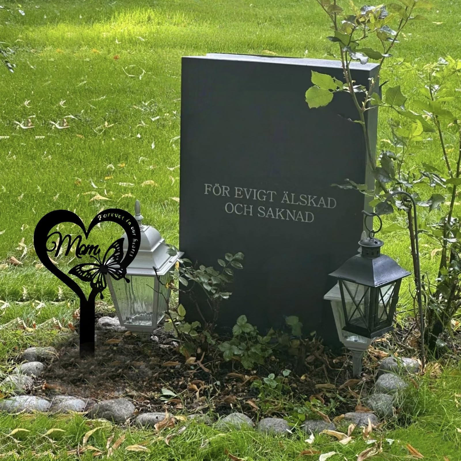 GLYHAOYIZHI weatherproof memorial decor withstands rain and snow