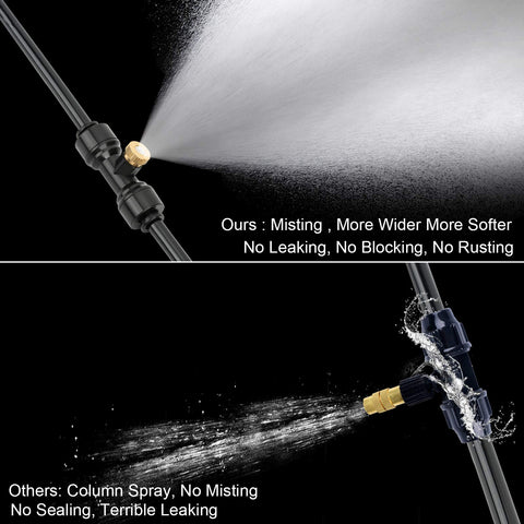 GMAULEE brass nozzles close-up showing precision misting