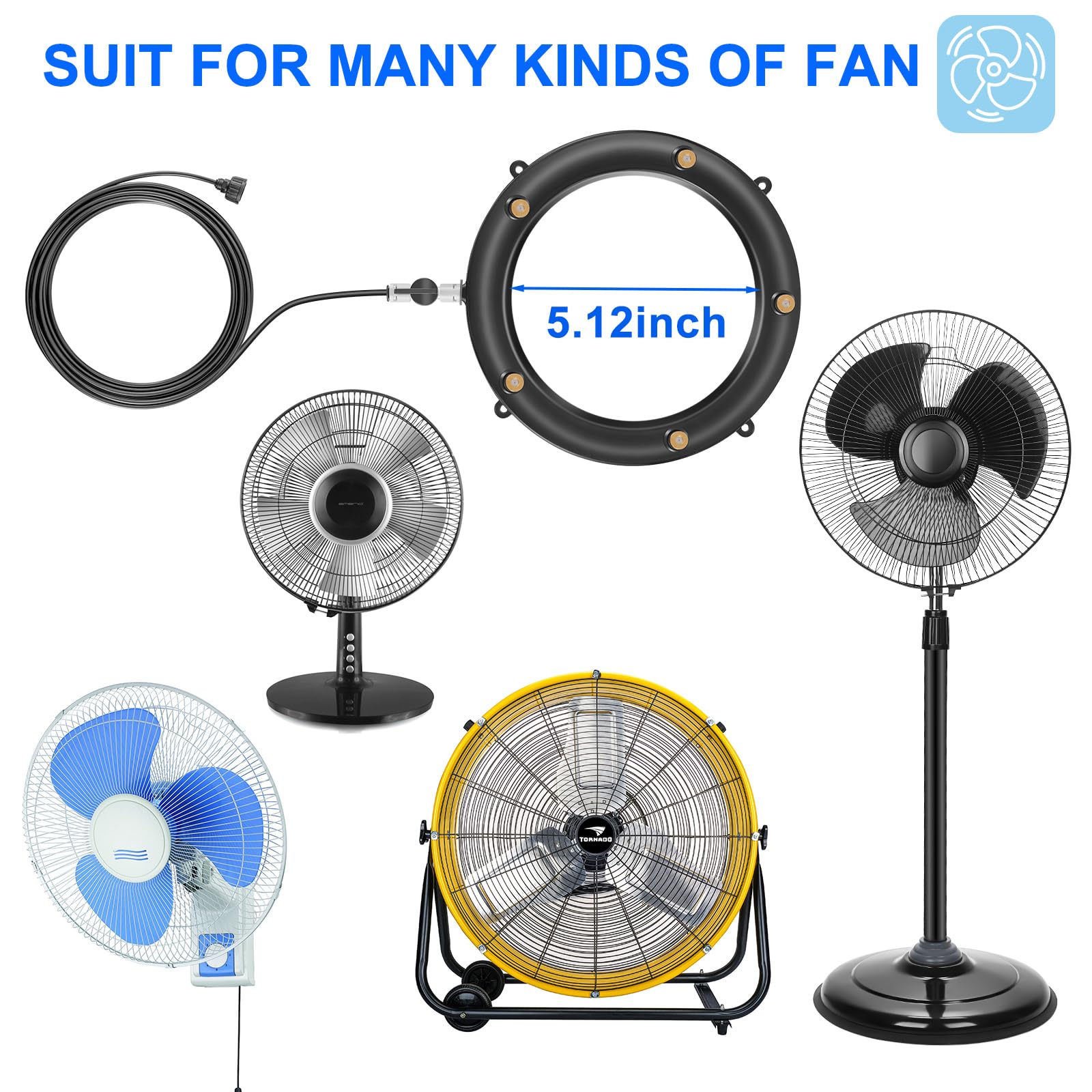 GMAULEE outdoor patio cooling system for comfortable outdoors