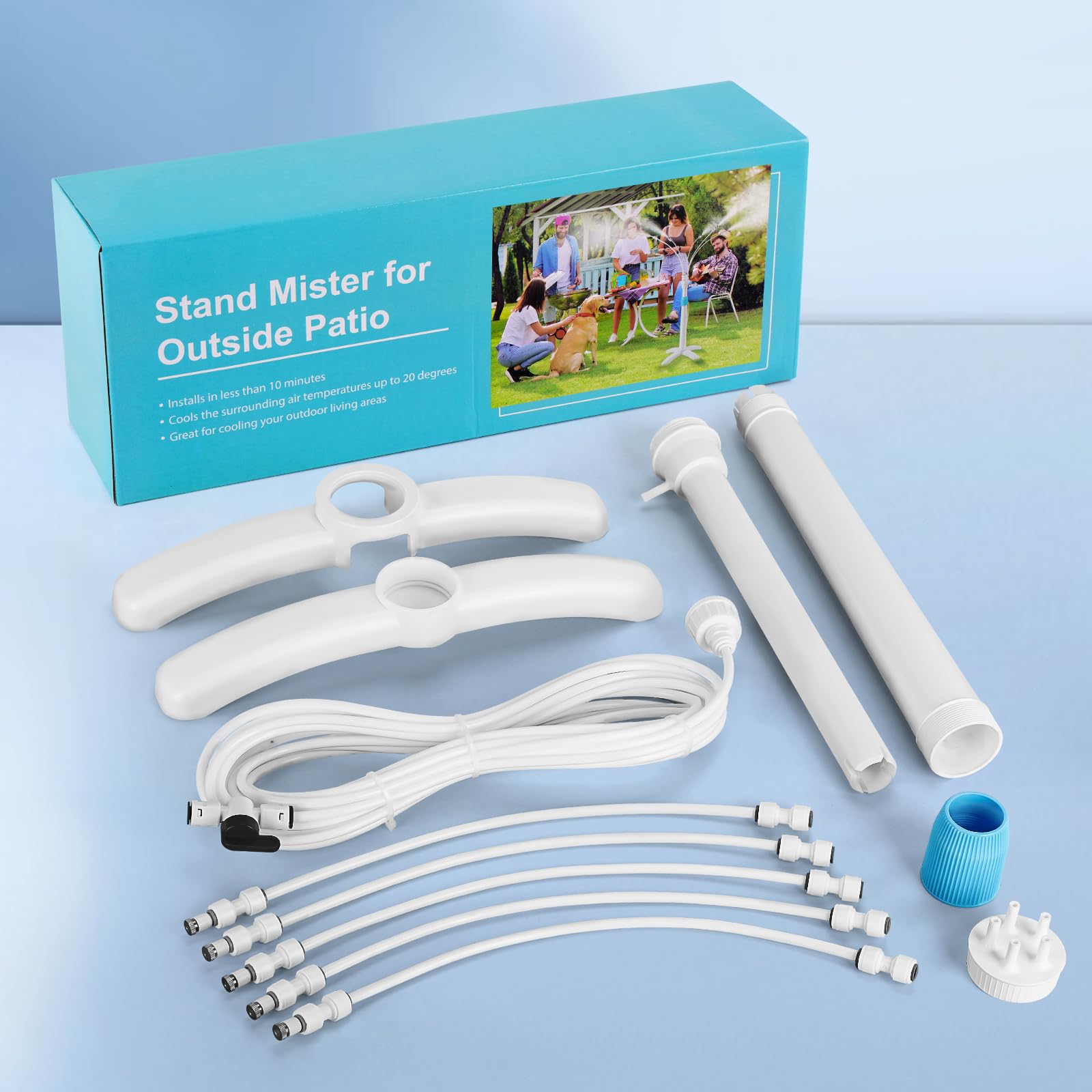 GMAULEE water play setup highlighting kids and pets enjoying cooling outdoors
