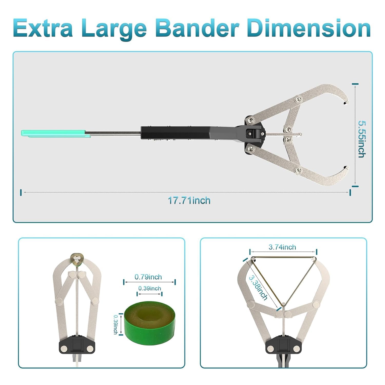 GmTonty 24 large bands provide reliable, quick wrap for livestock