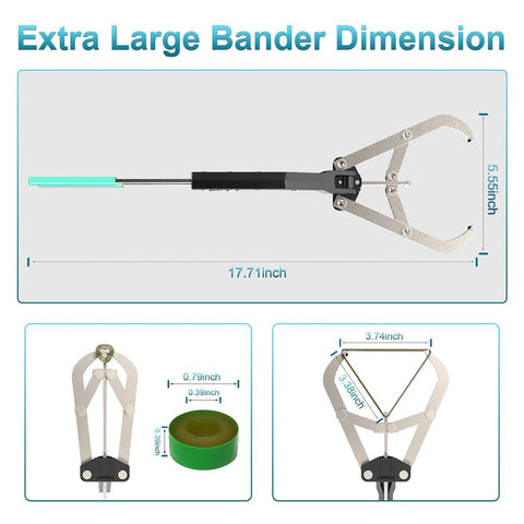 GmTonty 24 large bands provide reliable, quick wrap for livestock