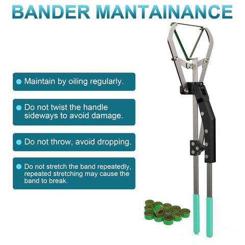 GmTonty rubber rings supply gentle, dependable tension during banding