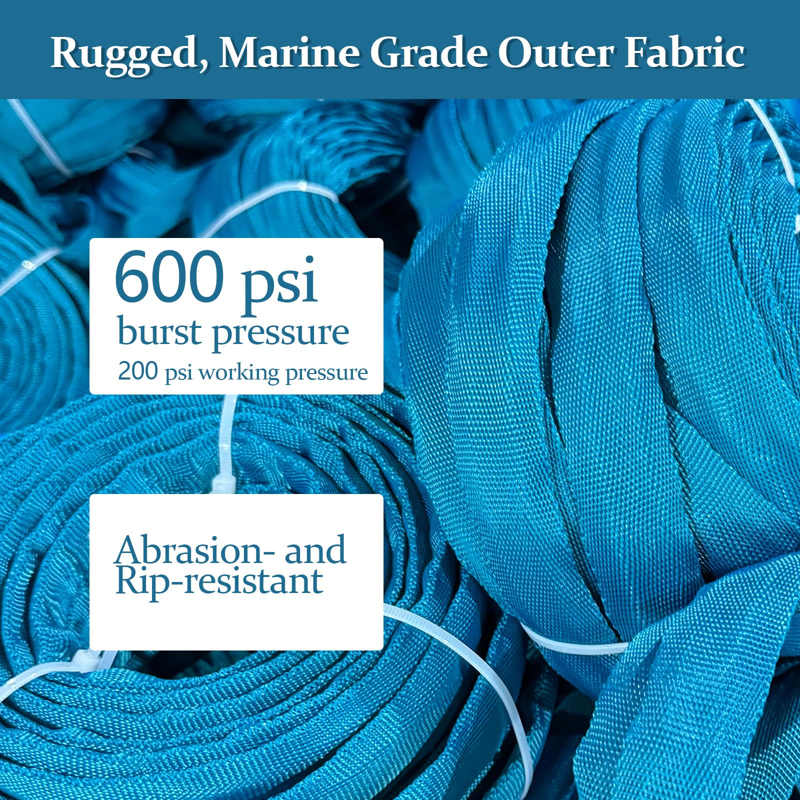 Gnimihz garden hose 75ft sea-blue-hose adds stylish practicality.