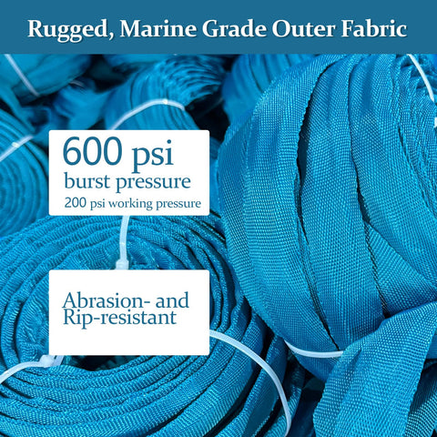 Gnimihz Garden Hose 50ft 1-year warranty for peace of mind.