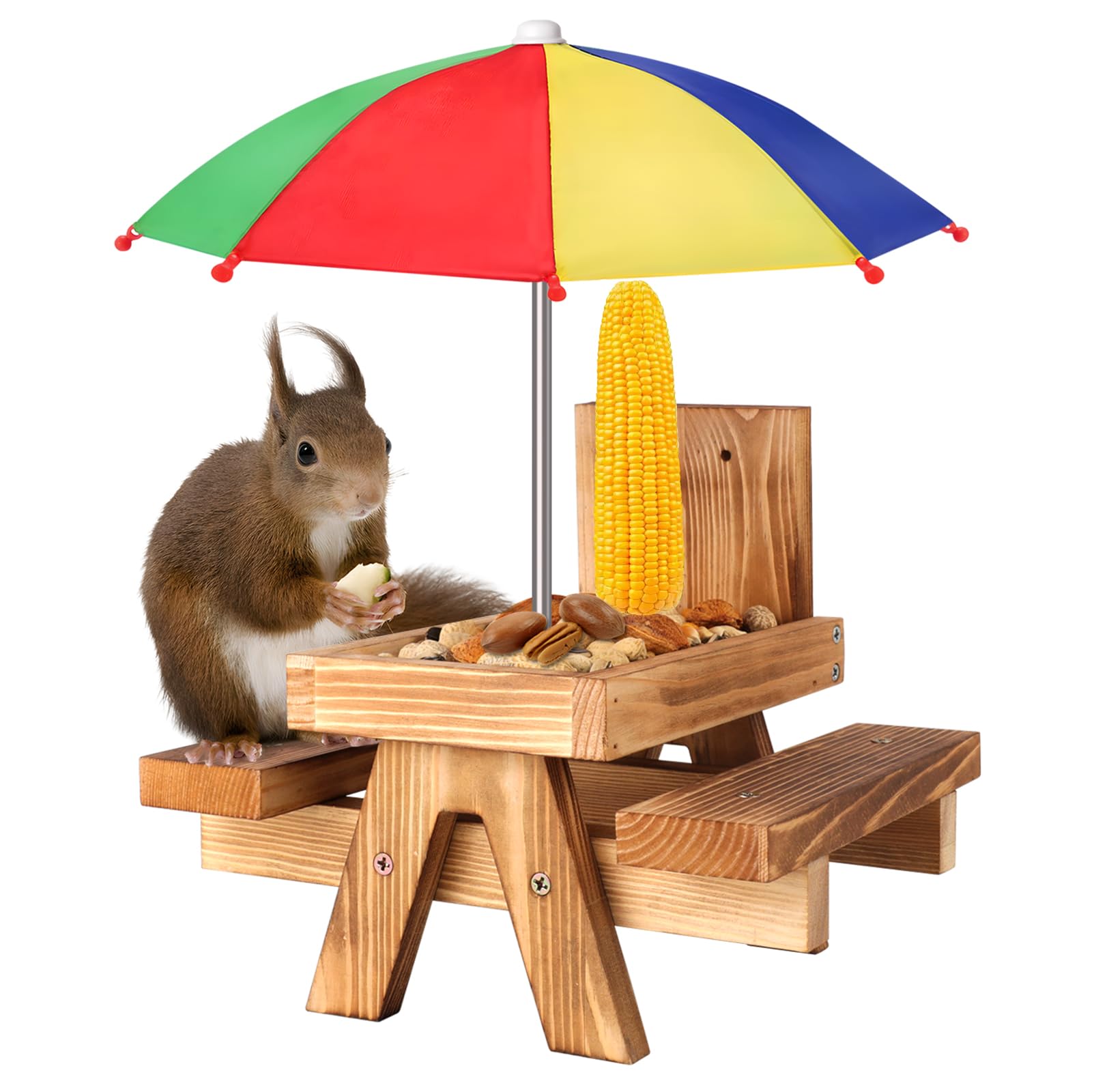 Gnodry outdoor feeder for gardens invites wildlife watching