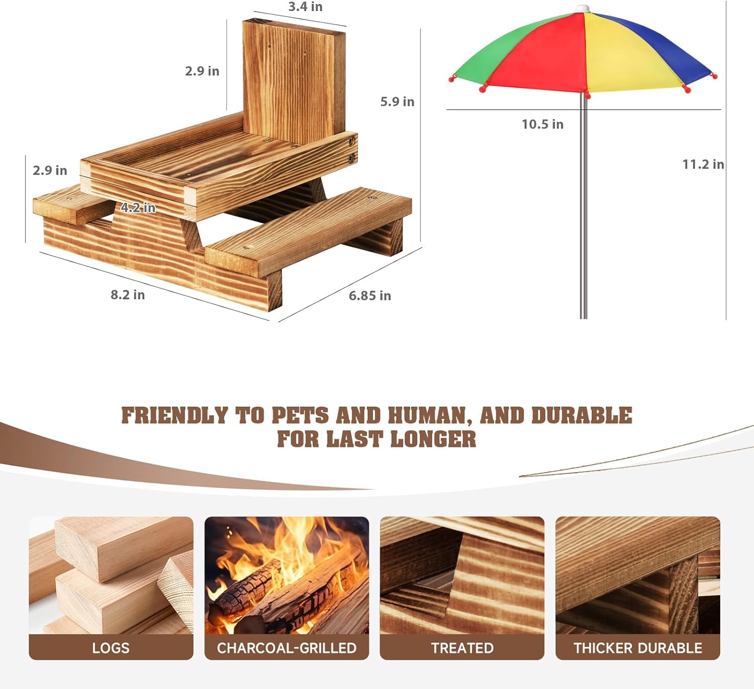 Gnodry feeder close-up shows the sturdy frame built for long outdoor use