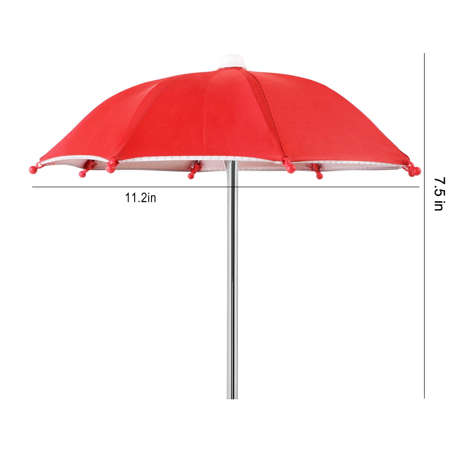 Gnodry Squirrel Picnic Table Umbrella cap protects tip and enhances aesthetics