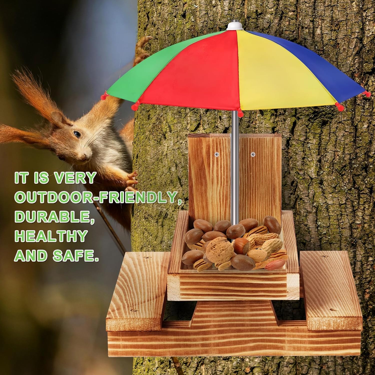 Gnodry two-position design accommodates corn cob and umbrella