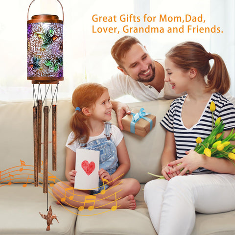 Go2garden hummingbird hollow pattern design adds decorative light.