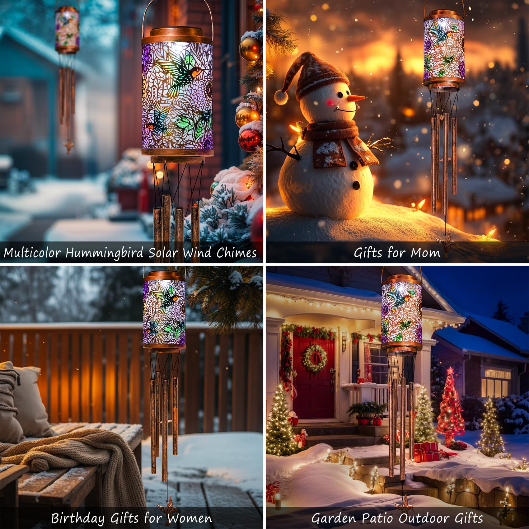 Go2garden night-light solar chimes bring calm to patios.