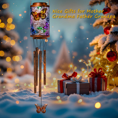 Go2garden weatherproof wind chimes withstand rain and snow outside.