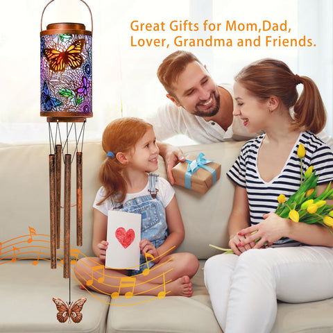 Go2garden wind chimes metal pipes create soothing tones with breeze.