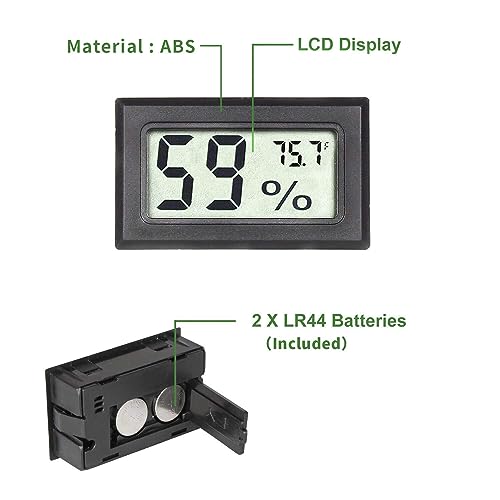 Goabroa LCD screen humidity reading clearly for reliable environment tracking