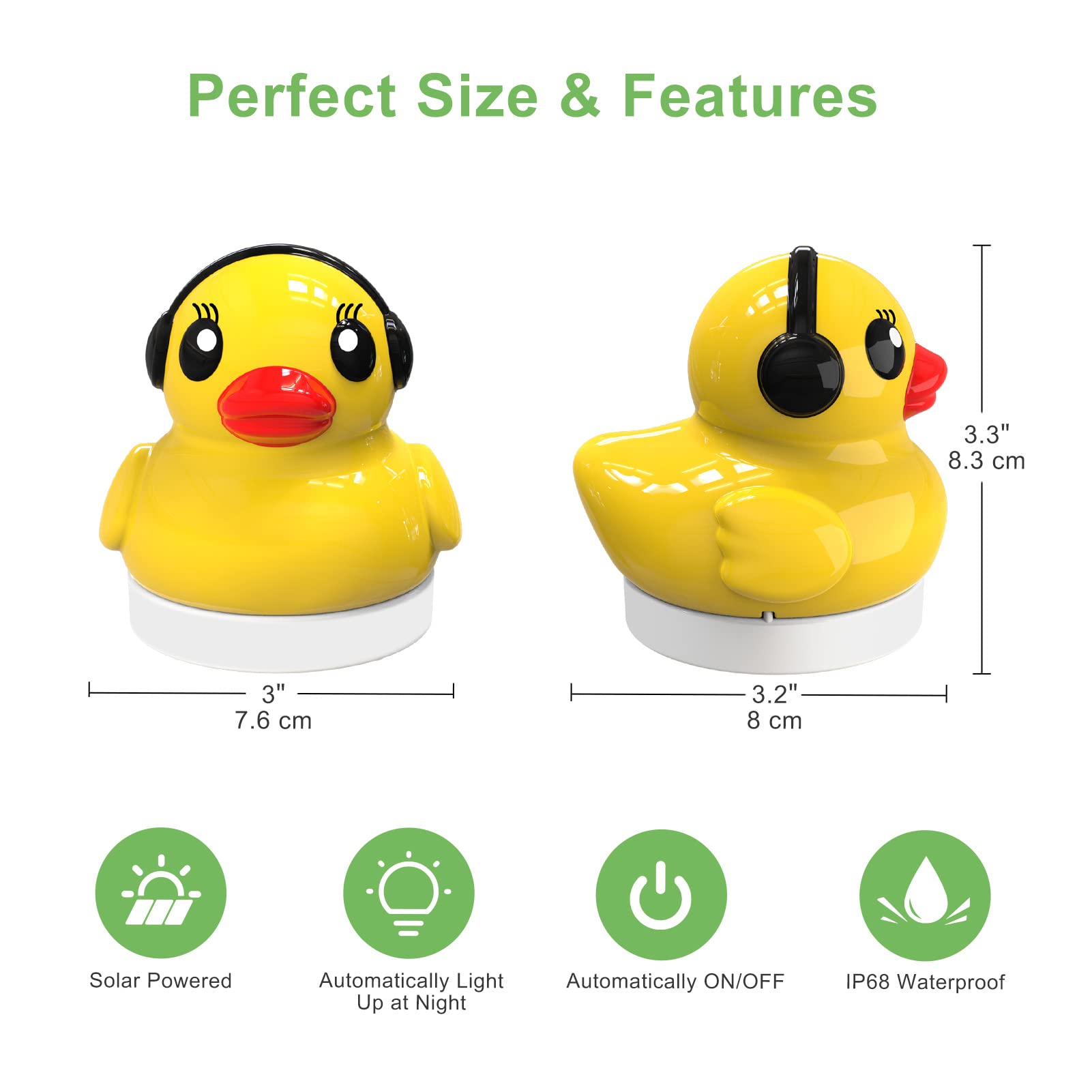 Set of four Goallim ducks adds garden and pool décor