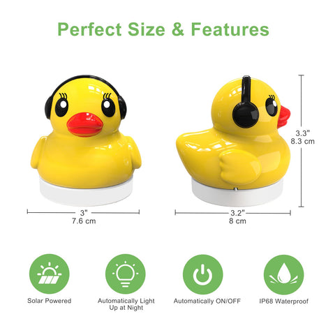 Set of four Goallim ducks adds garden and pool décor