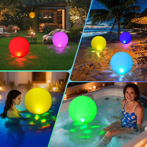 Goallim wedding decor light adds elegant color while floating safely.