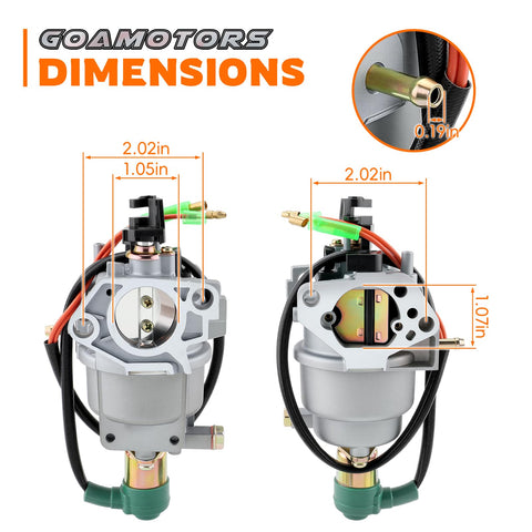 GoaMotors carburetor kit fuel hose ensures steady fuel delivery