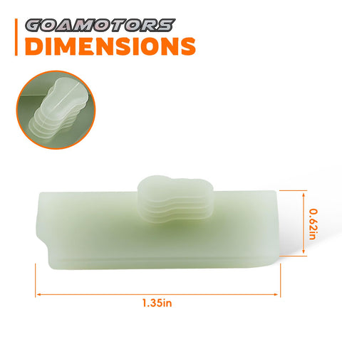 GoaMotors durable construction bumper strip supports smoother chain operation.