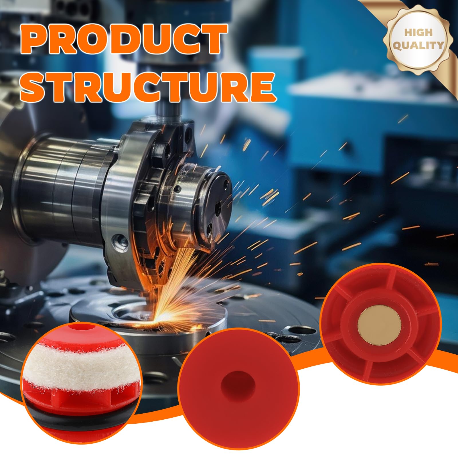 Packaging shows 1 set pump piston seal for SG20