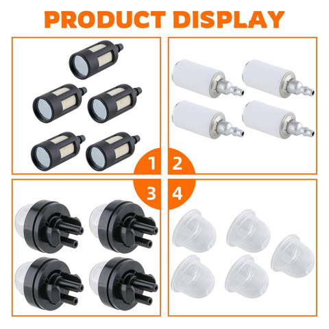 GoaMotors white fuel filters provide clean fuel flow and easy replacement.