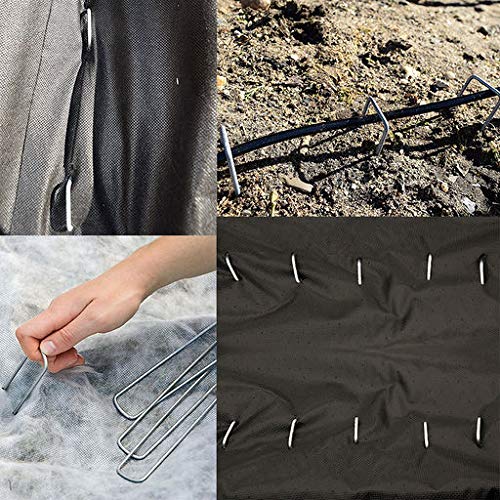 Goasis Lawn versatile stake for fences, cords, and garden cloth applications.