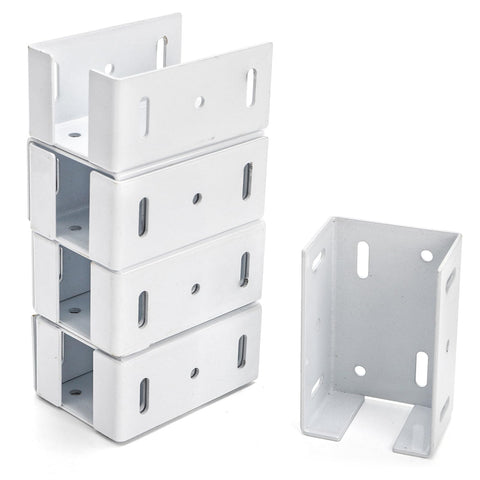 Goaste deck brackets install quickly with versatile mounting holes.