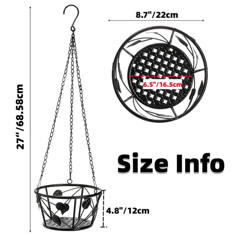 Goaste metal plant hanger chain set included for secure hanging