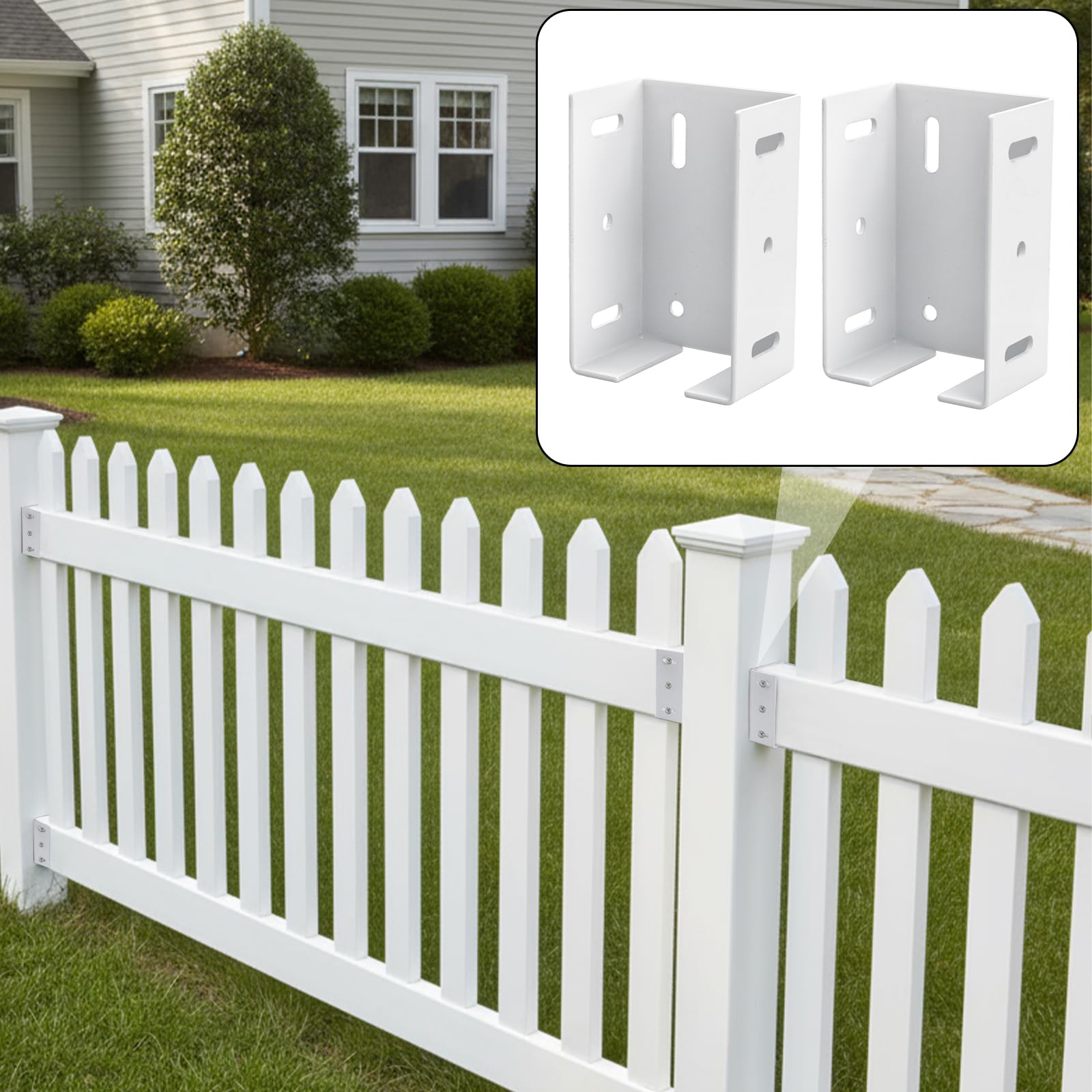 Goaste 8-pack includes 80 screws for ready installation.