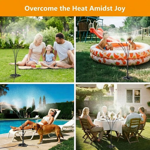 GOBRILLFUN Pet-friendly cooling for patios and backyard play areas.