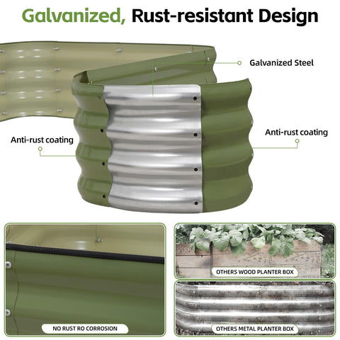 GoCampDirect 5x1x1ft bed panel demonstrates flexible, space-saving garden expansion.