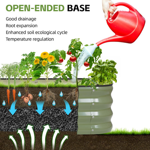 GoCampDirect bracing rods provide reliable support after soil filling.