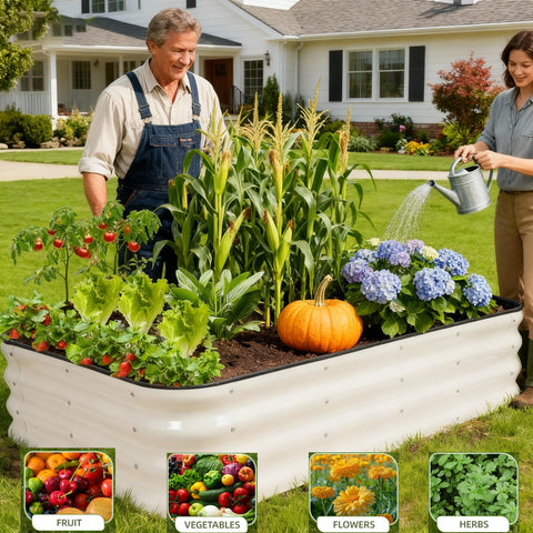 GoCampDirect durable support rods ensure stable structure after filling soil.