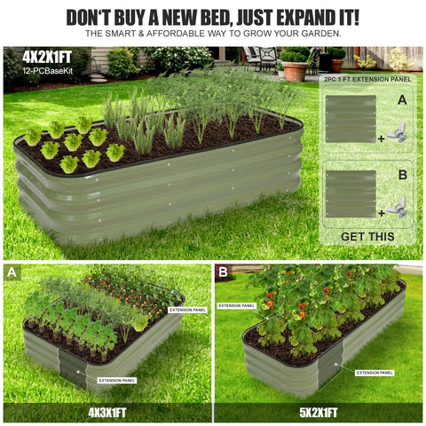 GoCampDirect included gloves protect hands during planting.
