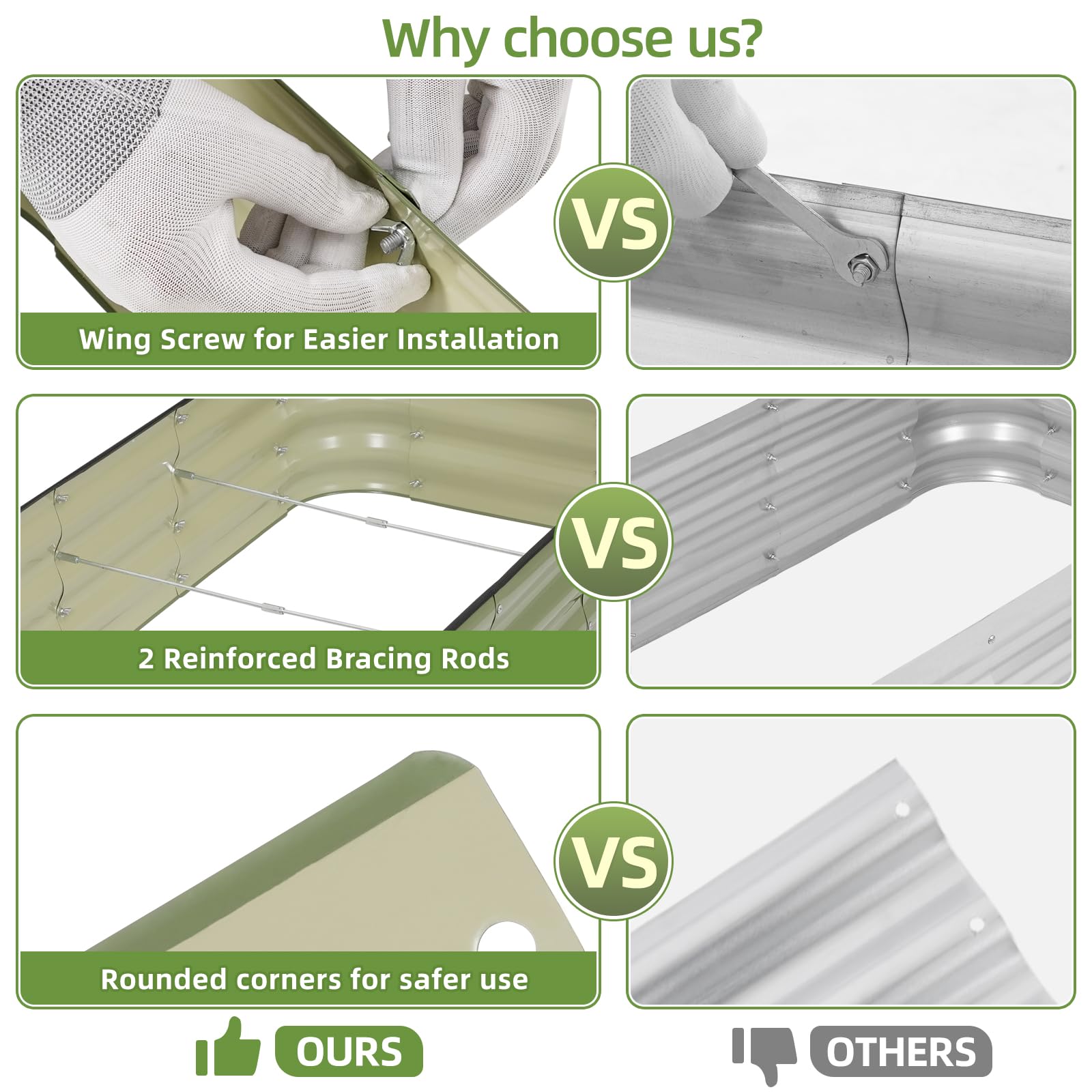 GoCampDirect open-bottom design improves drainage and root health.