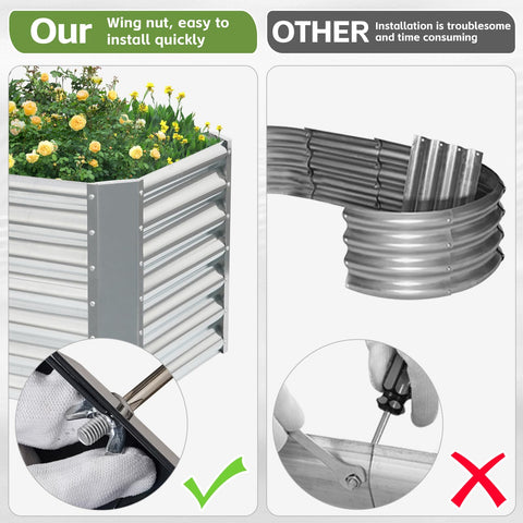 GoCampDirect open-bottom design illustrates versatile root-friendly planting options.