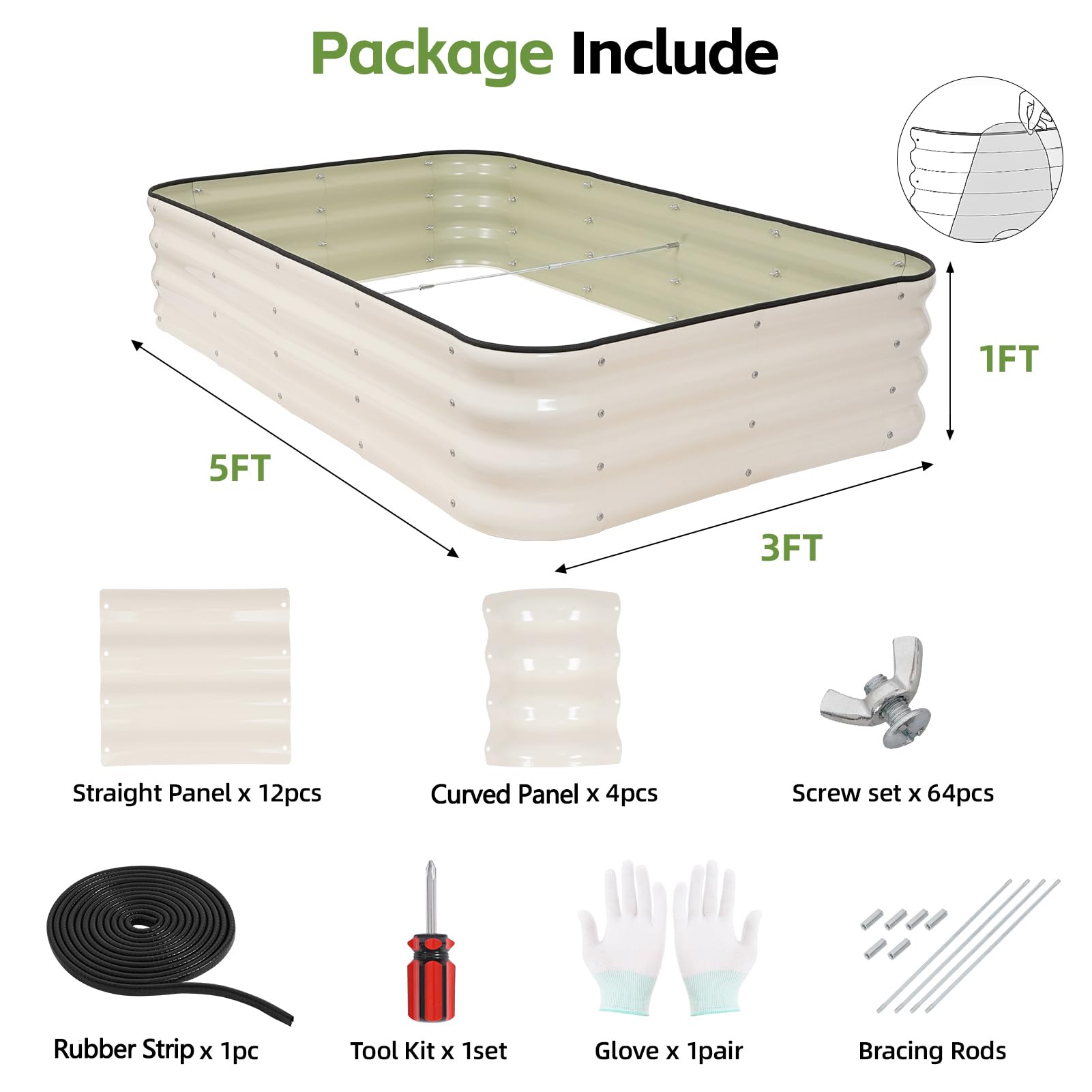 GoCampDirect 7x1x1 ft bed fits narrow spaces and balconies.