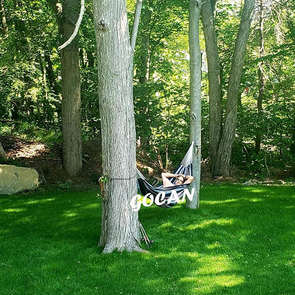 GOCAN hammock supports up to 500 lbs for shared lounging outdoors.