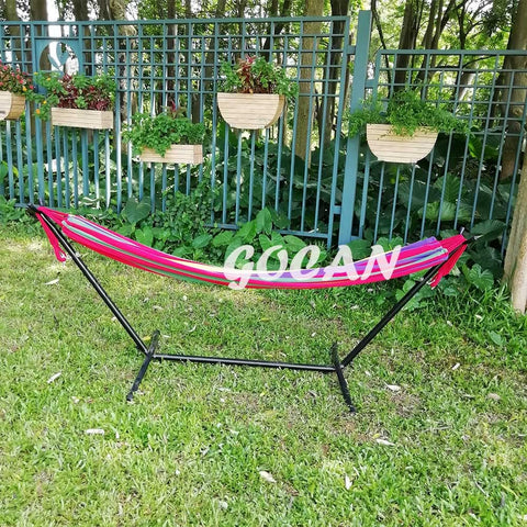 GOCAN indoor-outdoor use image suggests versatile lounging anywhere.