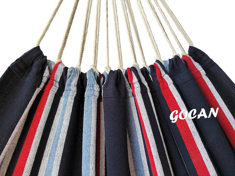 GOCAN hammock setup in outdoor space for backyard or park lounging.
