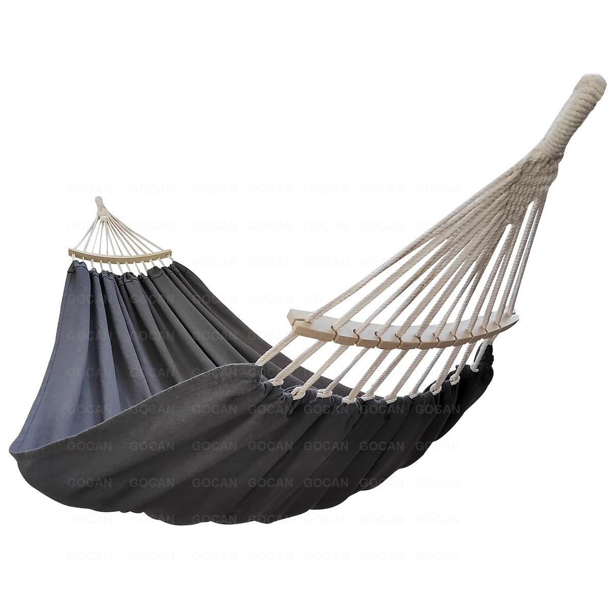 GOCAN double hammock extended bed for two relaxing outdoors.