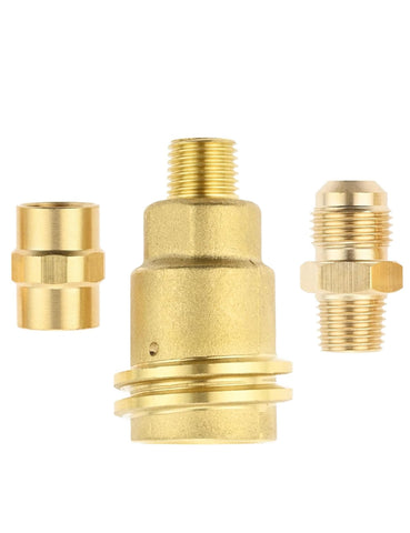 Gocayio QCC1 nut propane adapter ready for tool-free tank connections.