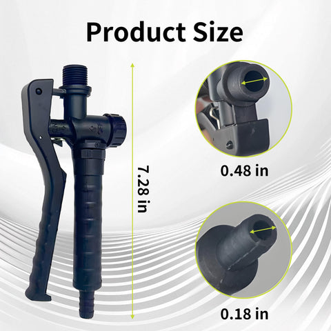Goduog sprayer handle installed on STIHL SG20 backpack for one handed use