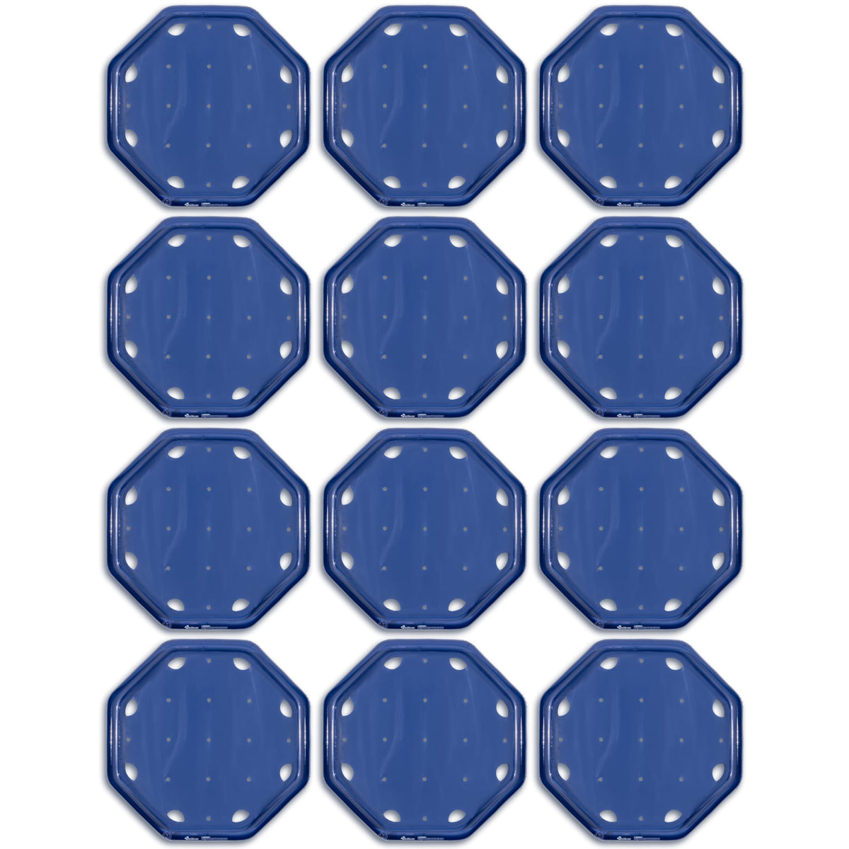 GoFloats V2 inflatable solar heater flat lay boosts daytime pool heating