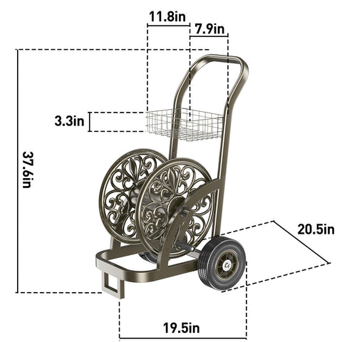 GOFORWILD 200 ft capacity highlights extended reach for larger lawns.
