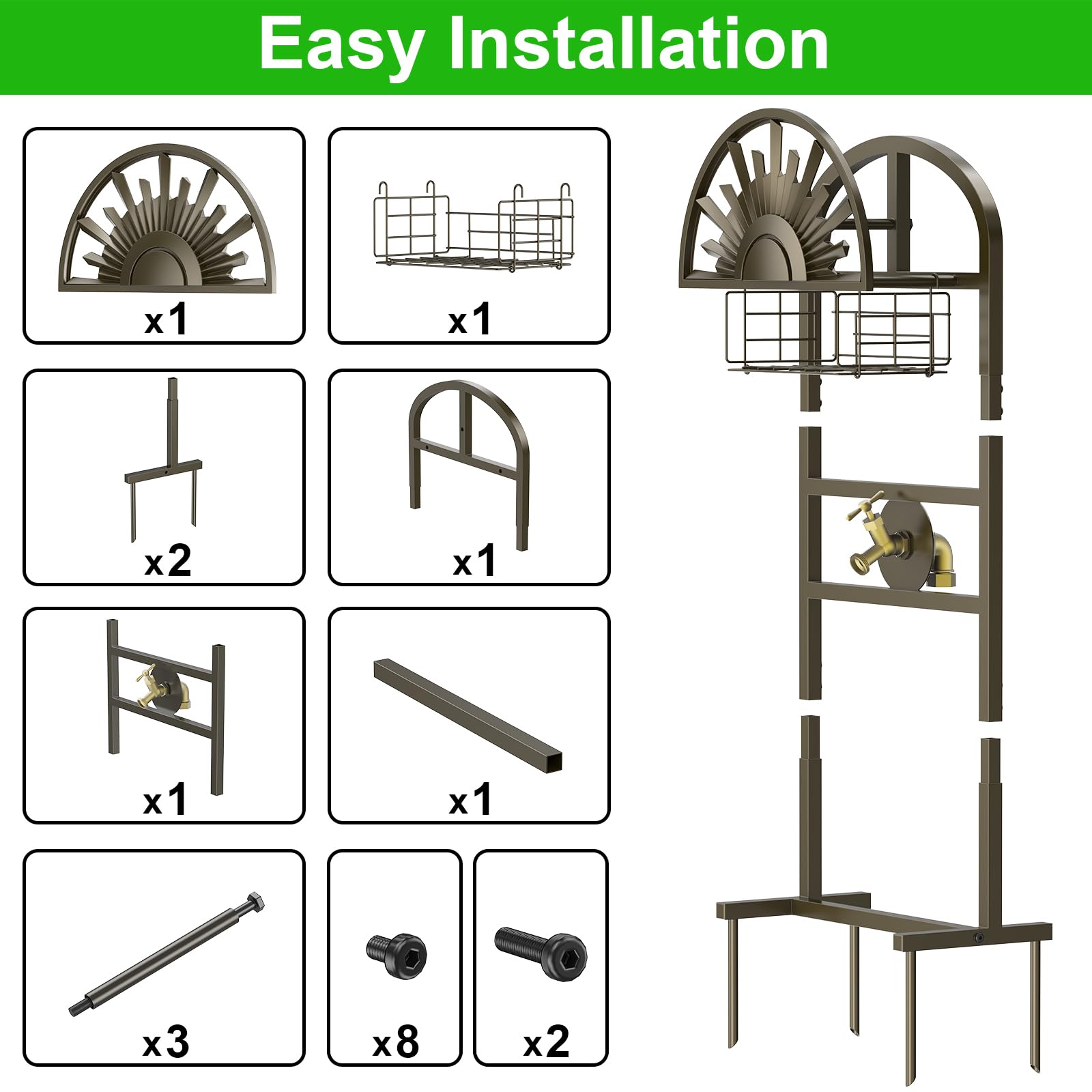 GOFORWILD easy assembly and maintenance for quick setup