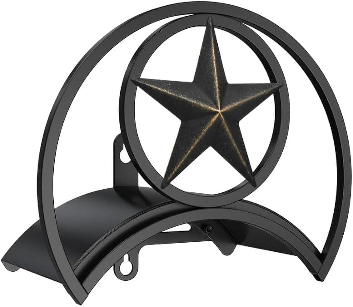 GOFORWILD star design hose holder keeps hoses neatly stored and weather ready.
