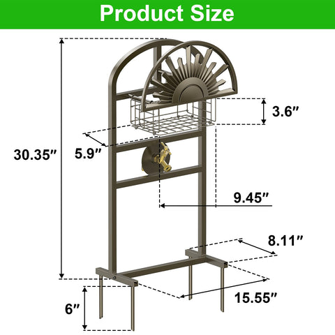 GOFORWILD heavy-duty steel construction resists weather