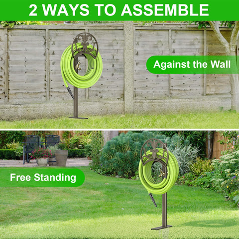 GOFORWILD holds up to 150 feet of hose for large yards